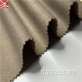 Tissu de tissu en polaire en laine en laine beige